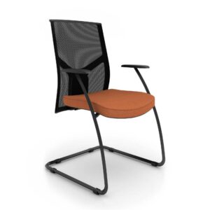SBS Ipernet Mesh Black Visitor Chair