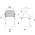 Brado Kit 198 C Visitor Chair - Figura 2