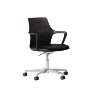 Brado Black Gemina Meeting Chair