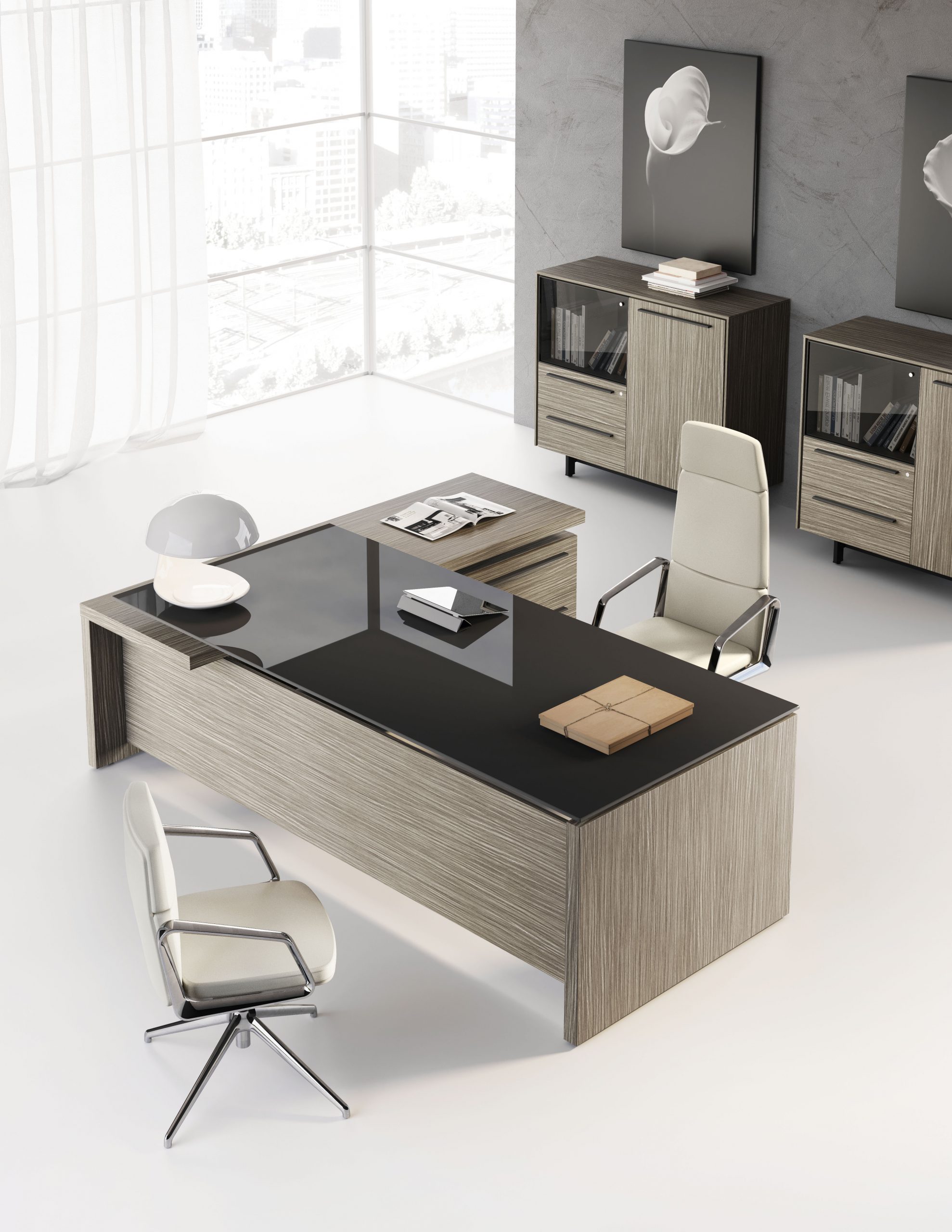 Jera Italian office furniture executive desk - Las Mobili