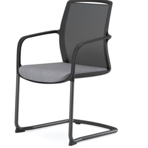 JUNO 277/A Black Visitor Chair